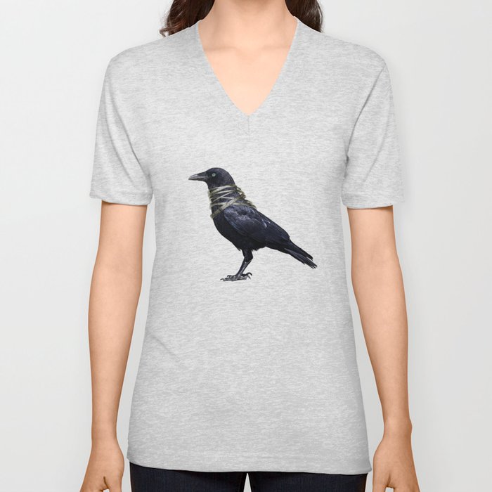 Raven Band V Neck T Shirt