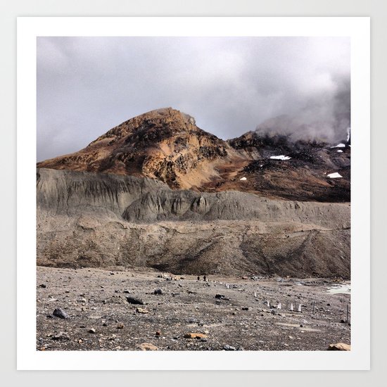 Moon Rock Art Print
