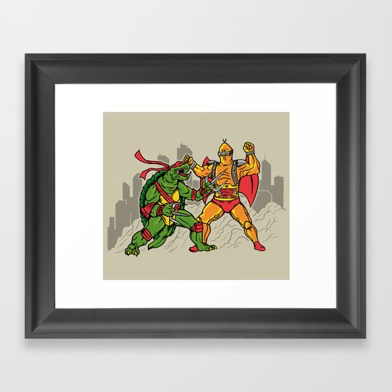 Teenage Mutant Gamera Ninja Framed Art Print