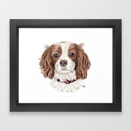 Rosie Framed Art Print | Realistic, Dog, Digital, Drawing, Cute, Dogs, Pet, Animal 