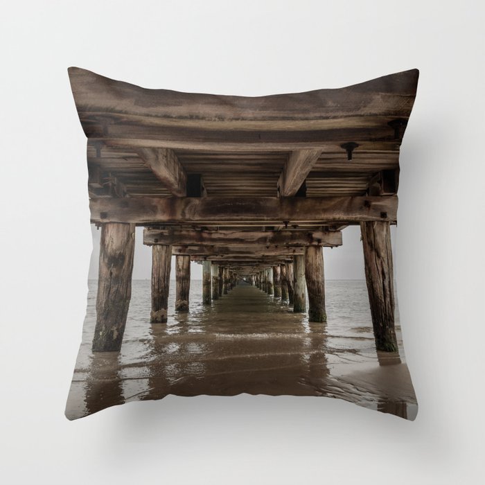 Under the Pier  Throw Pillow