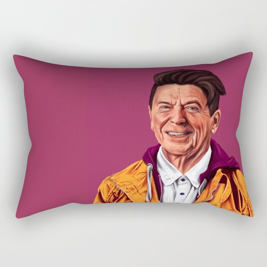 Hipstory - Ronald Reagan Rectangular Pillow