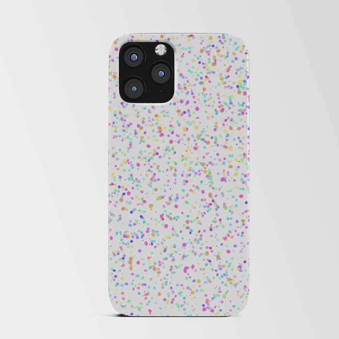 confetti colorful pattern iPhone Card Case