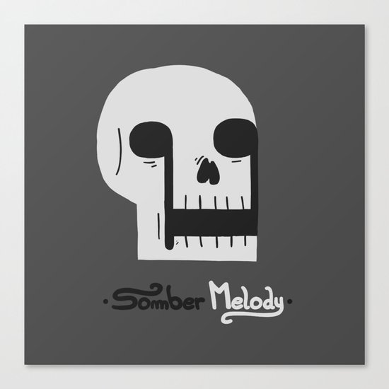 Somber Melody Canvas Print