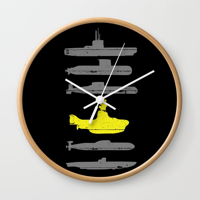 Know Your Submarines Wall Clock