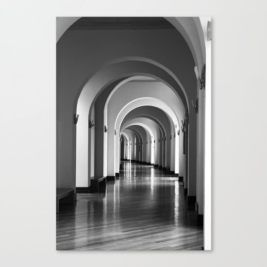 According to the light Canvas Print