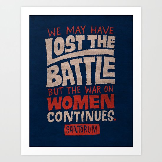 Lost the Battle Art Print