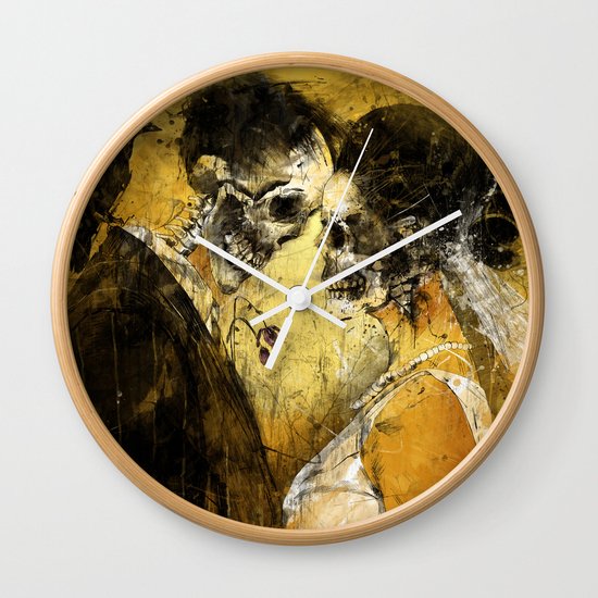 'Til Death do us part Wall Clock