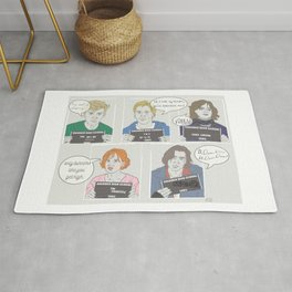 The Breakfast Club Quotes Rug