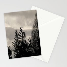 Snow Drift Peaks of the Scottish Highlands Cairngorms Stationery Card