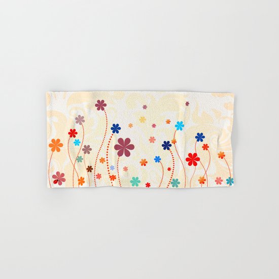 Summer Flowers Hand & Bath Towel