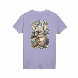 Cute Koala Bear Mom Or Dad Baby Koala Cartoon Kids T Shirt