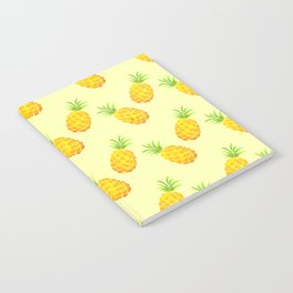 Pineapple Pattern - Yellow Notebook