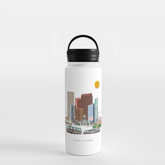Denver Skyline Water Bottle