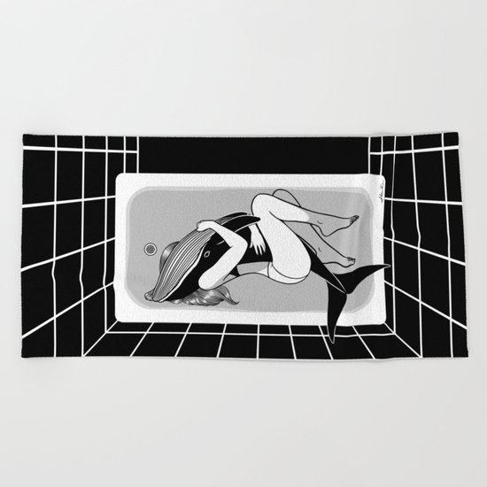Dying to Live Beach Towel