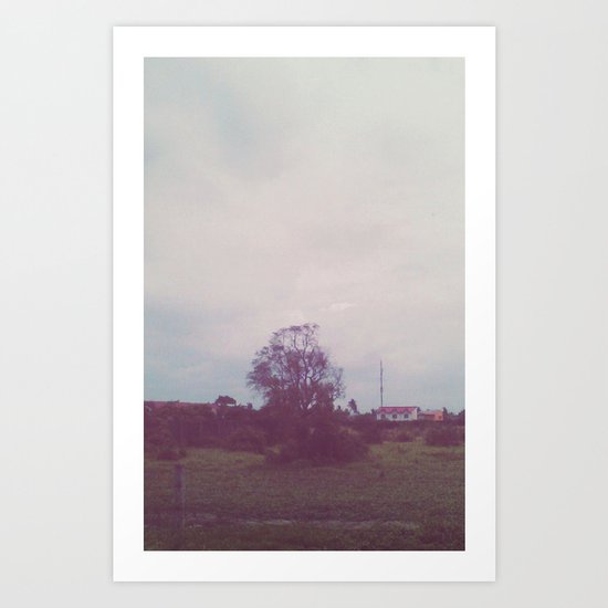 Skeletal Sadness Art Print