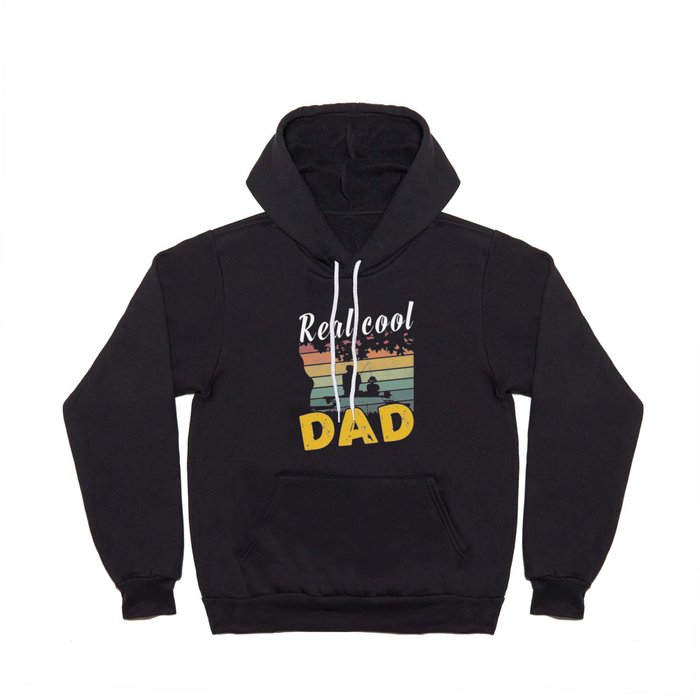 Real cool dad fishing retro Fathers day 2022 Hoody