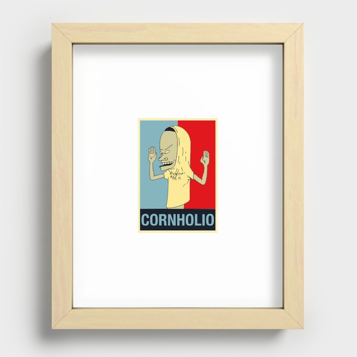 Cornholio Recessed Framed Print