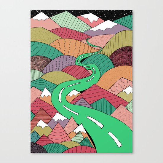 Mountain Road Canvas Print