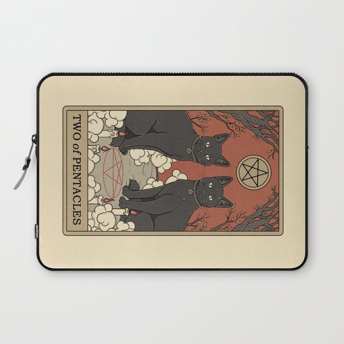 Two of Pentacles Laptop Sleeve