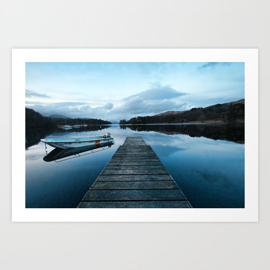 Coniston Jetty Art Print