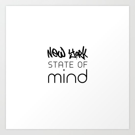 NY State of Mind Art Print