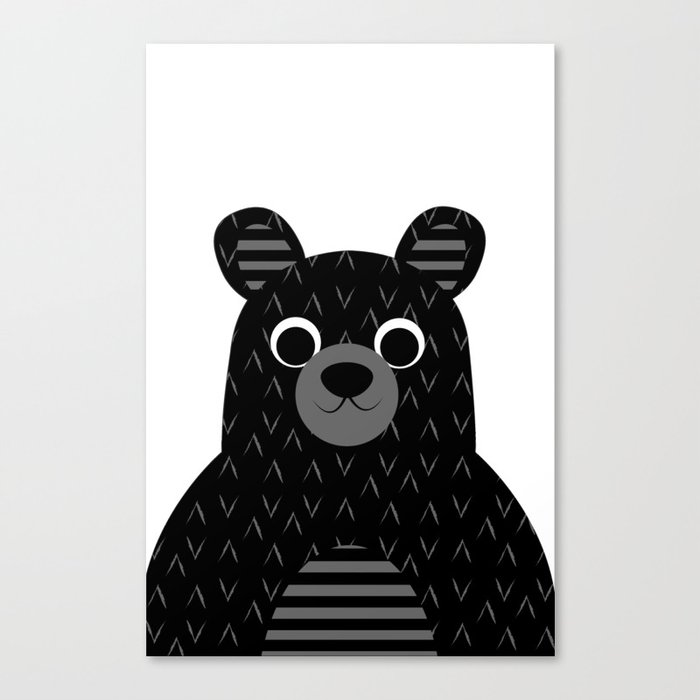 Forest Bear Canvas Print