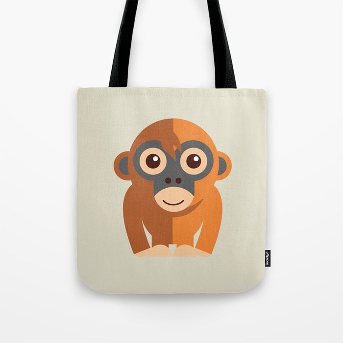 Cute Monkey Tote Bag