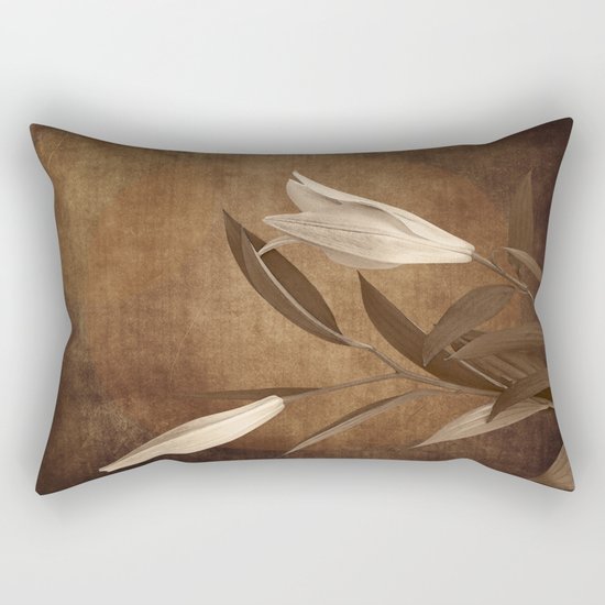 Vintage Flowers Rectangular Pillow
