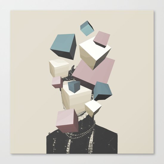 Queen of Cubes Canvas Print