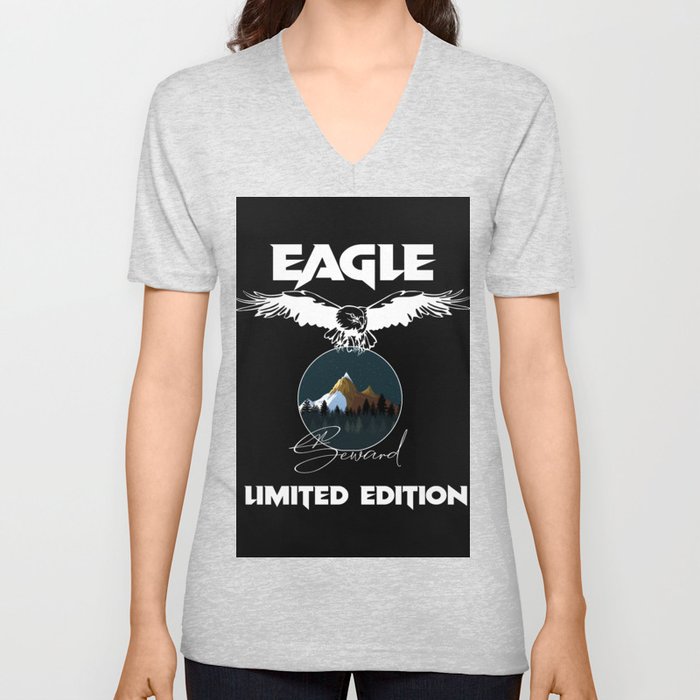 Eagle Limited Edition Seward Retro Vintage V Neck T Shirt