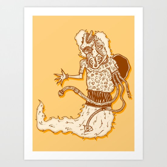 human evolution Art Print