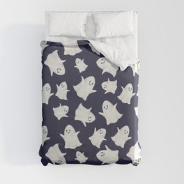 Halloween Ghosts Pattern Duvet Cover