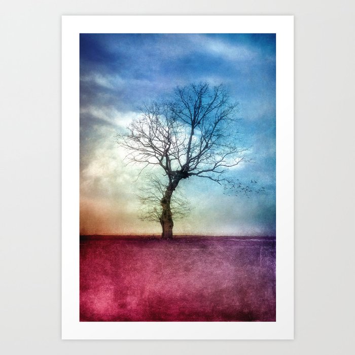 ATMOSPHERIC TREE III Art Print by INA FineArt | Society6