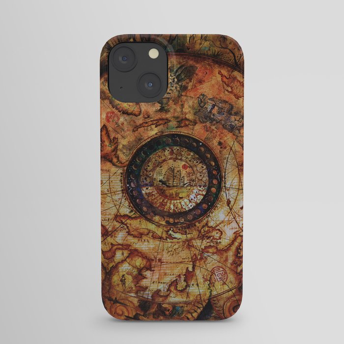 Sao Feng Replica Map Pirates of the Caribbean iPhone Case