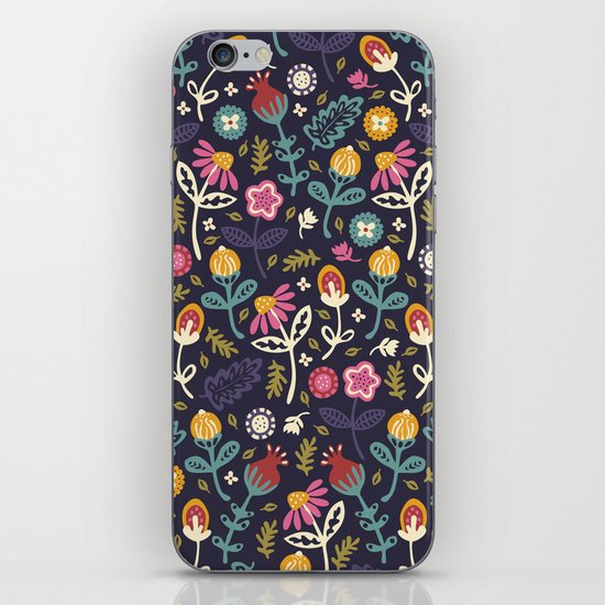 Ditsy Flowers iPhone & iPod Skin