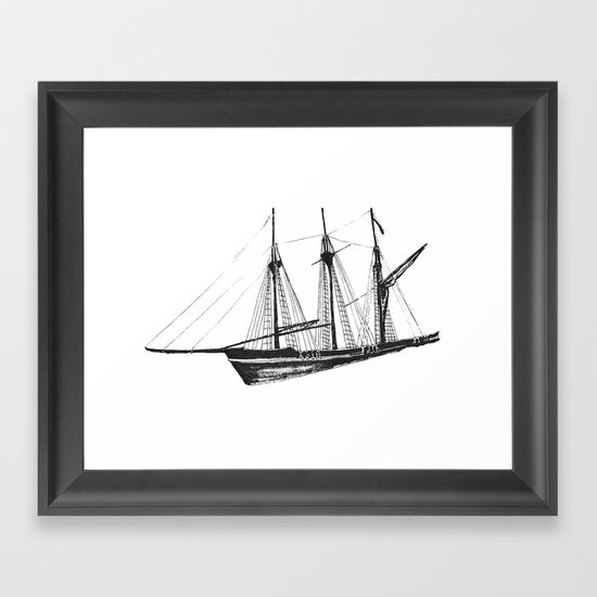 Ship Framed Art Print
