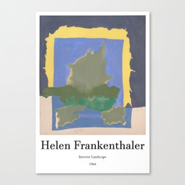 Helen Frankenthaler - Interior Landscape Canvas Print