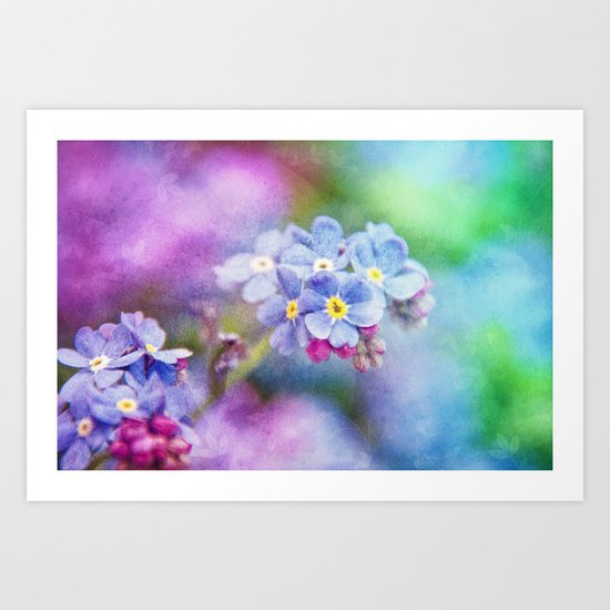 FORGET-ME-NOT Art Print