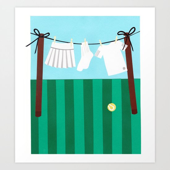 Tennis Art Print