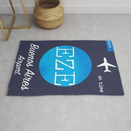 EZE Buenos Aires airport Area & Throw Rug