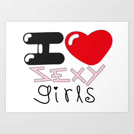 Sexy Girls Art Print