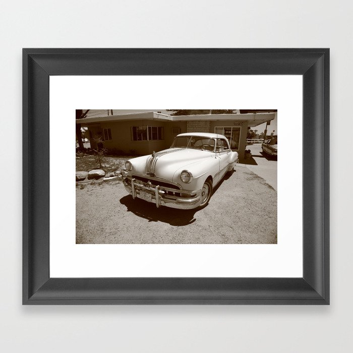 Route 66 - Classic Car 2012 #2 Sepia Framed Art Print