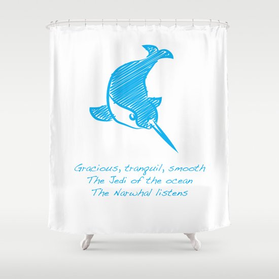 Narwhal Shower Curtain
