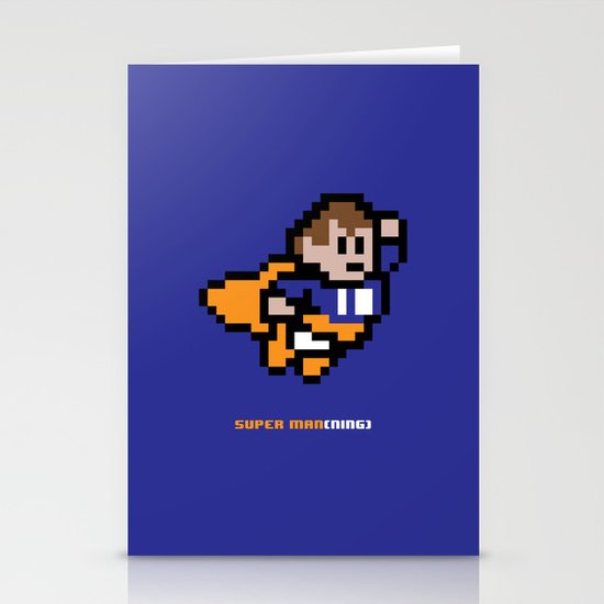8-Bit: Super Man(ning) Stationery Cards