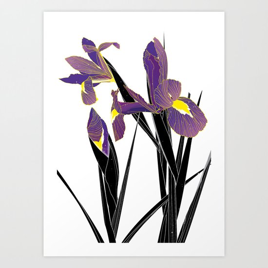 'Tell Me What To Swallow' / 'Iris' Art Print