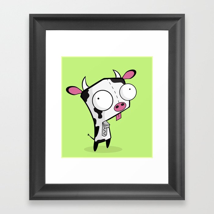 Cow Gir Framed Art Print