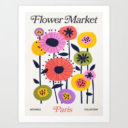Paris: Botanica Edition | Flower Market Art Print