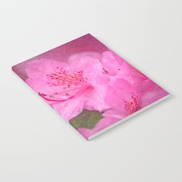 Romantic pink flowers Notebook