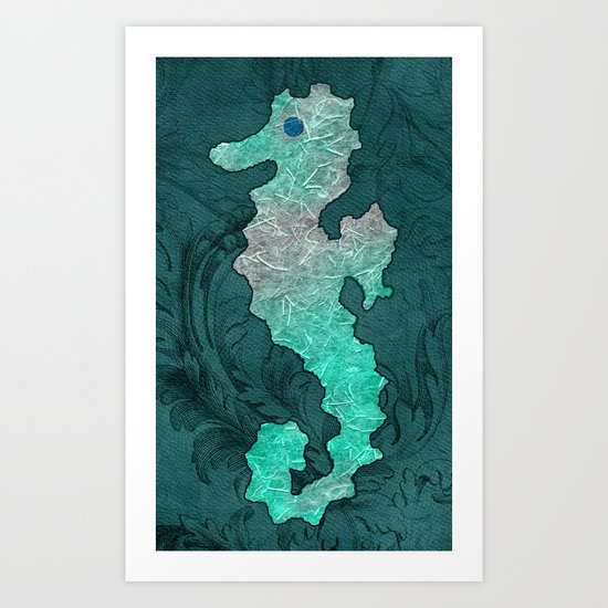 SEAHORSE Art Print